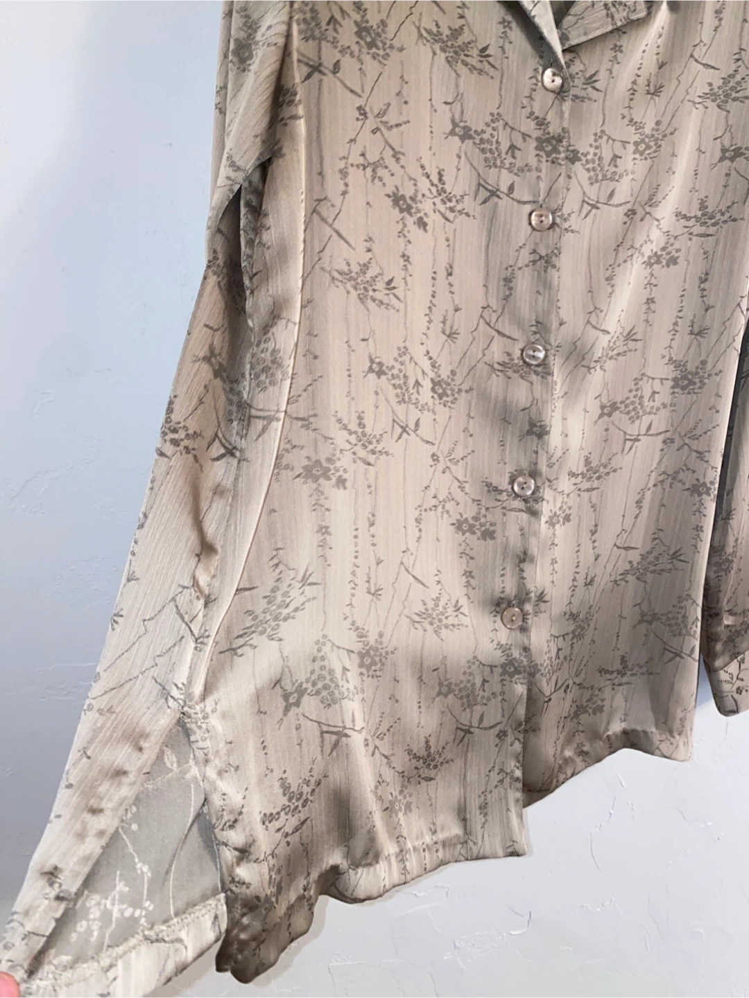 Vintage Women's Button-Up Blouse - Size 12 - photo 4