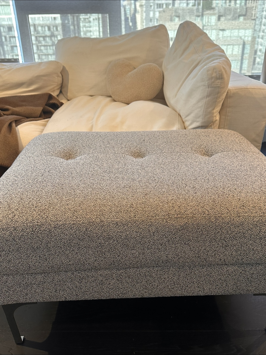 Tufted Ottoman Footrest