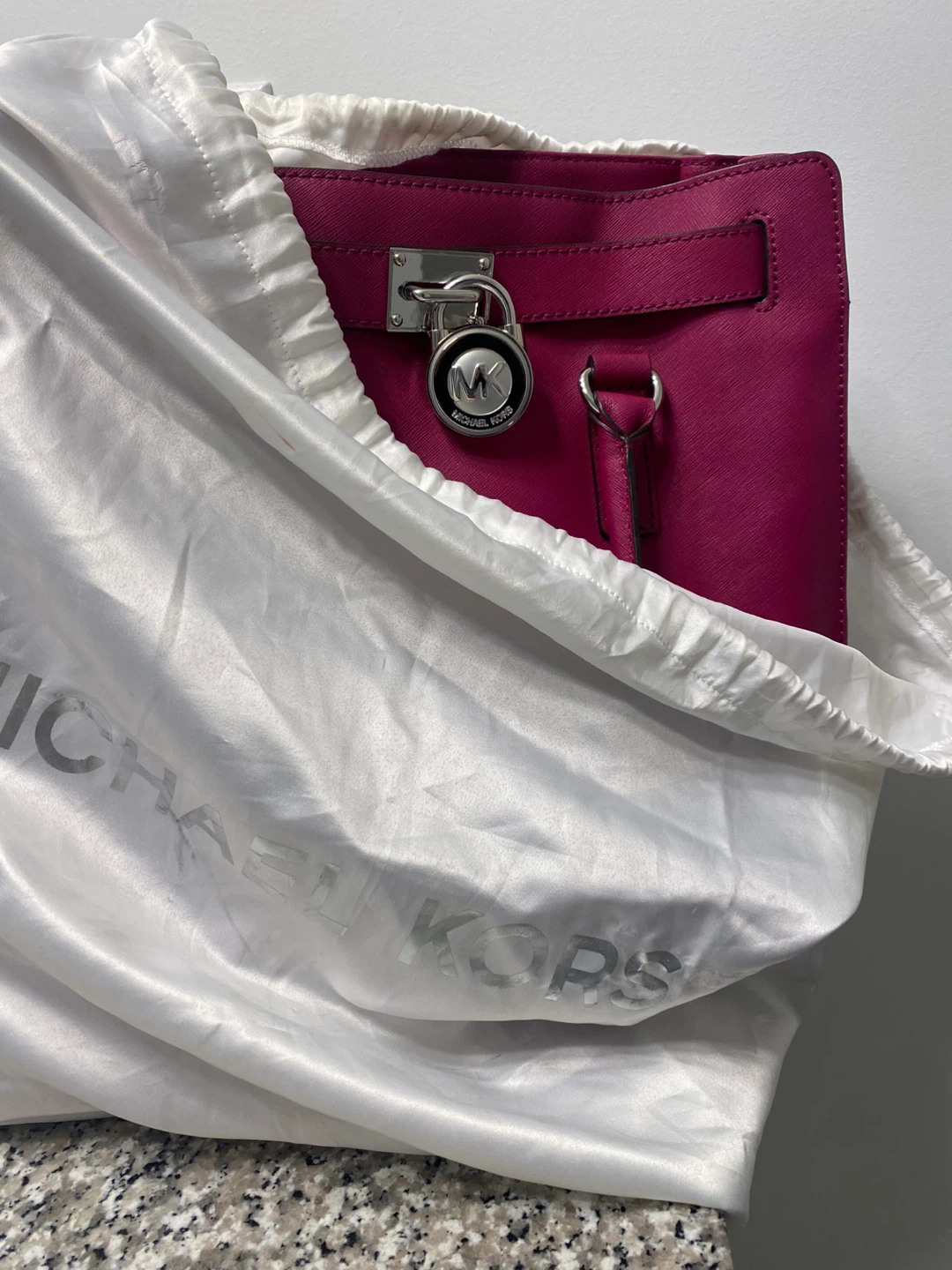 Michael Kors Pink Leather Satchel Handbag - photo 4