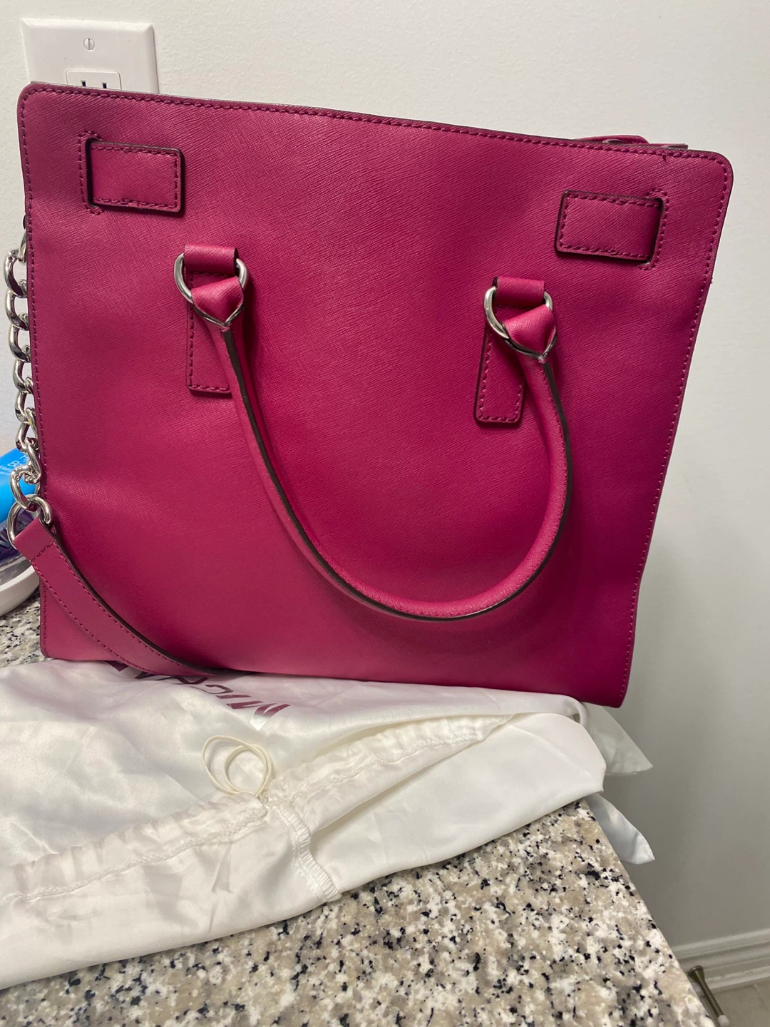 Michael Kors Pink Leather Satchel Handbag - photo 3