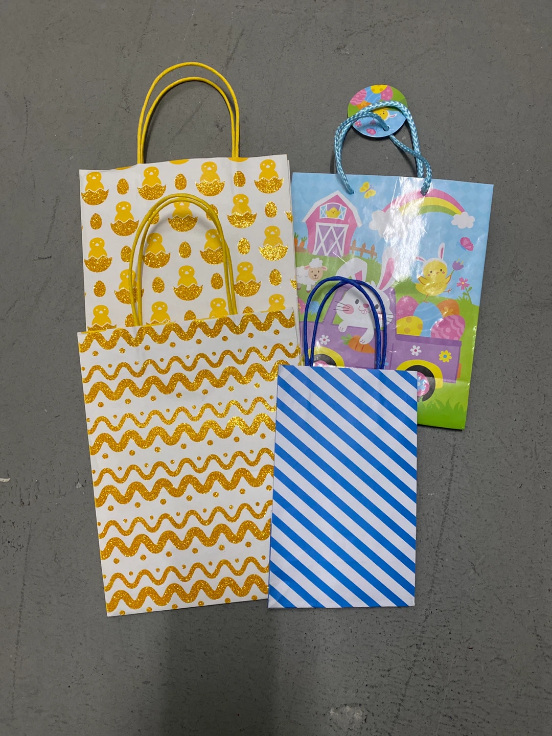 4 Easter gift bags