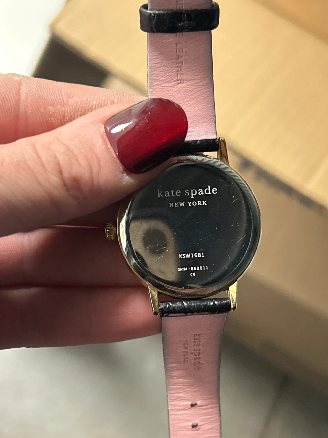 Kate Spade Women's Watch - Black Leather Strap - photo 2
