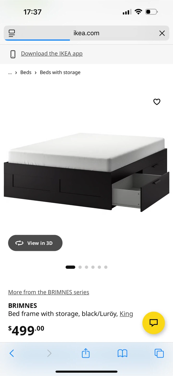 Queen bed frame + mattress - photo 3