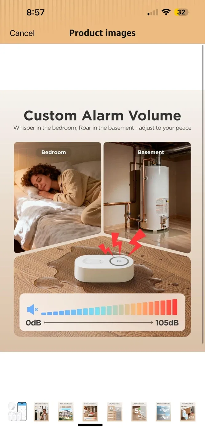 GoveeLife Smart Water Leak Detector 3-Pack - photo 4