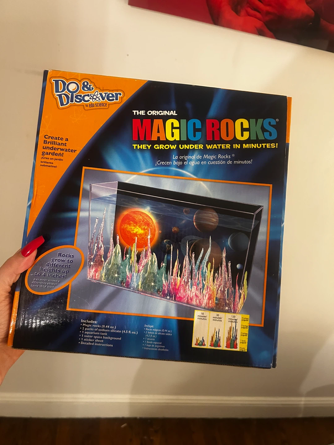 Magic Rocks instant crystal growing kit