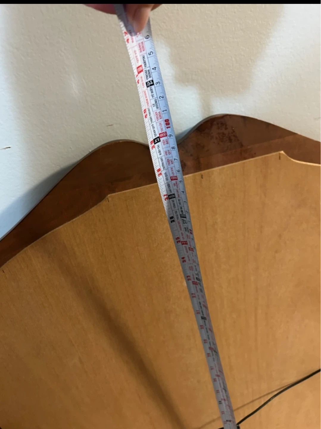 Vintage Wooden Framed Mirror - photo 3