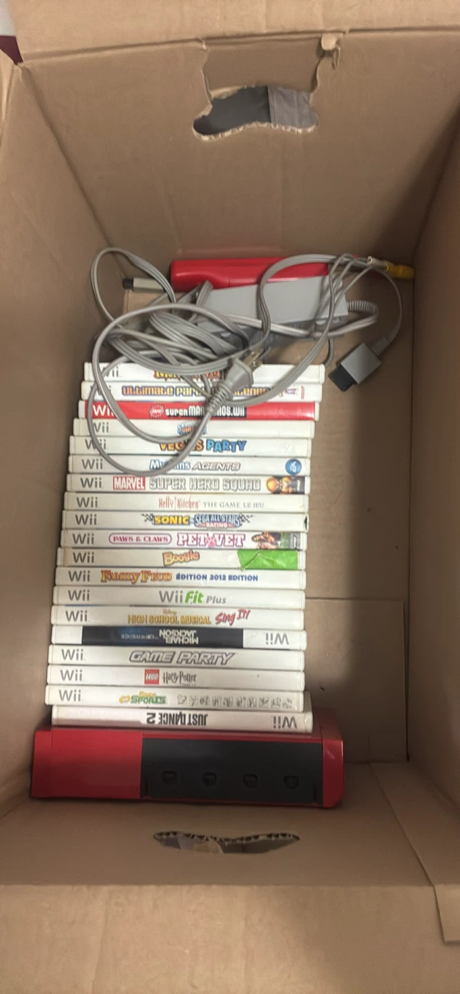 Nintendo Wii Console with Games