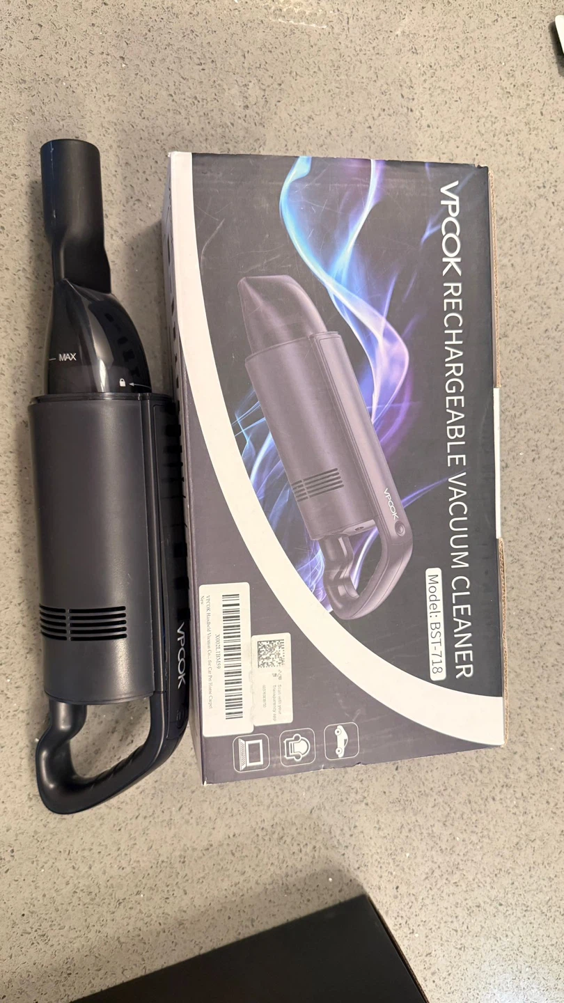 Portable small vacuum cleaner, for cars or couches etc
