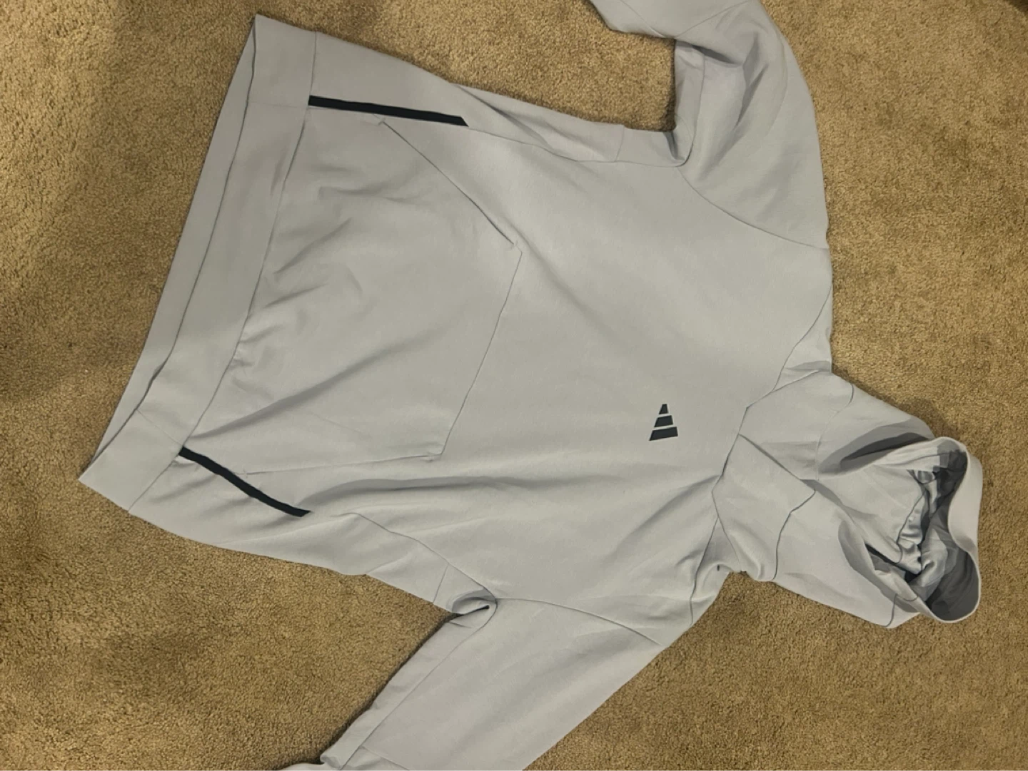 Adidas Grey Hoodie and Shorts Set large - photo 3
