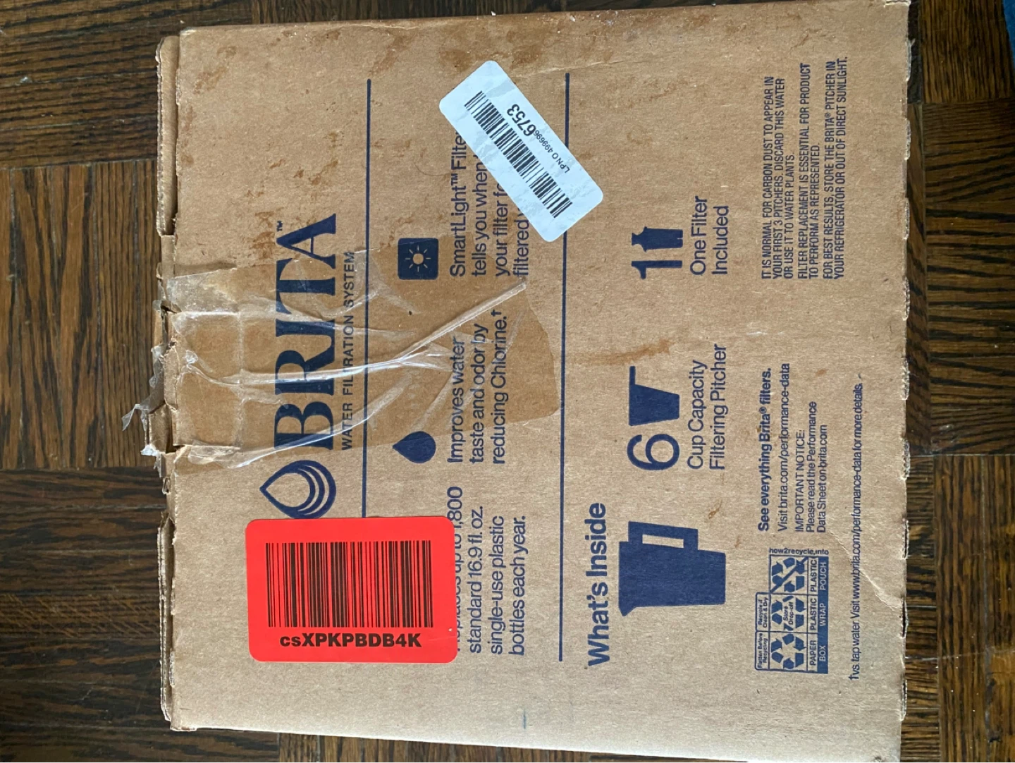 Brita water filter pitcher (6 cups) - photo 4