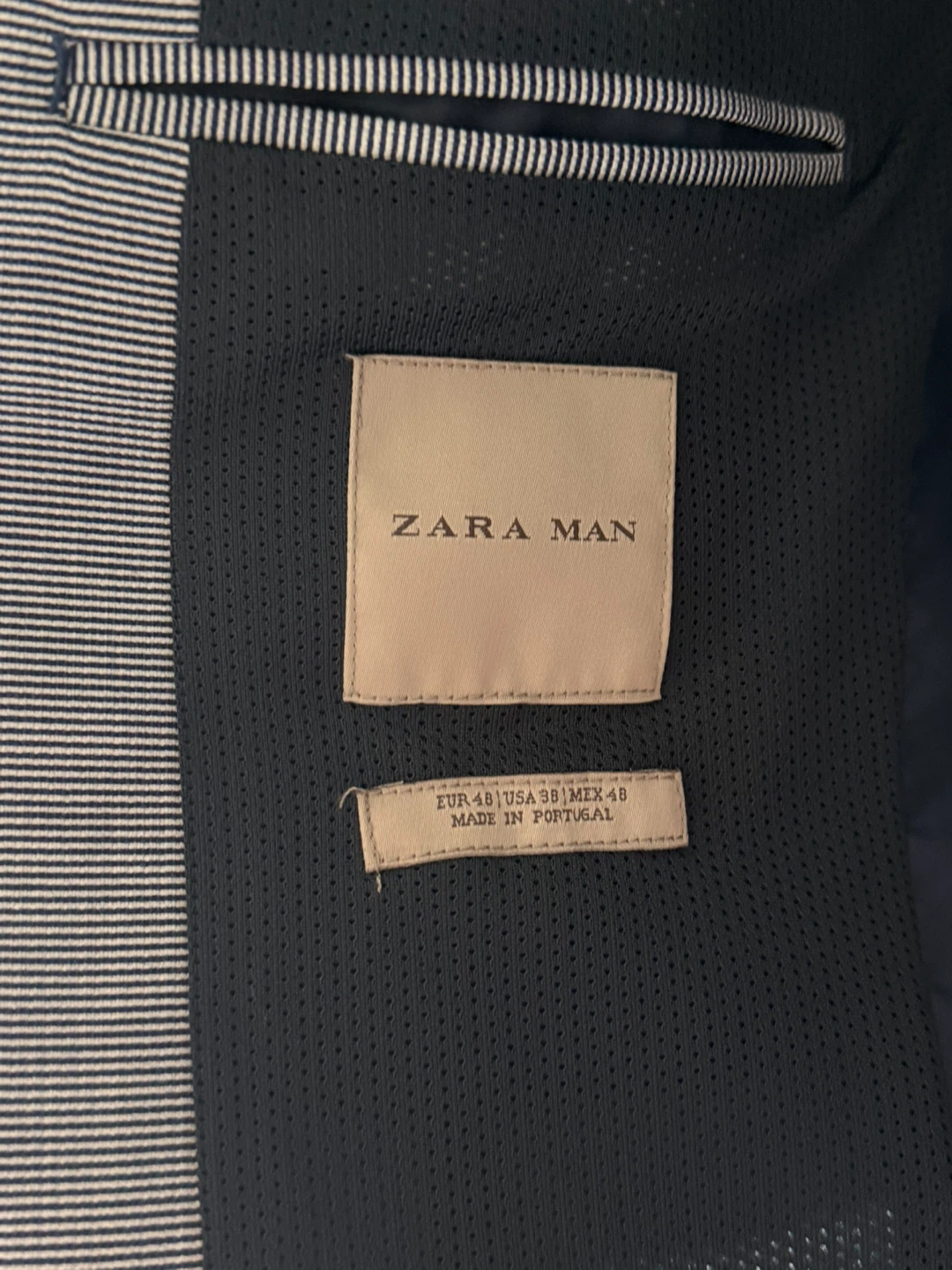 ZARA MAN Striped Blazer - Size 48 - photo 5