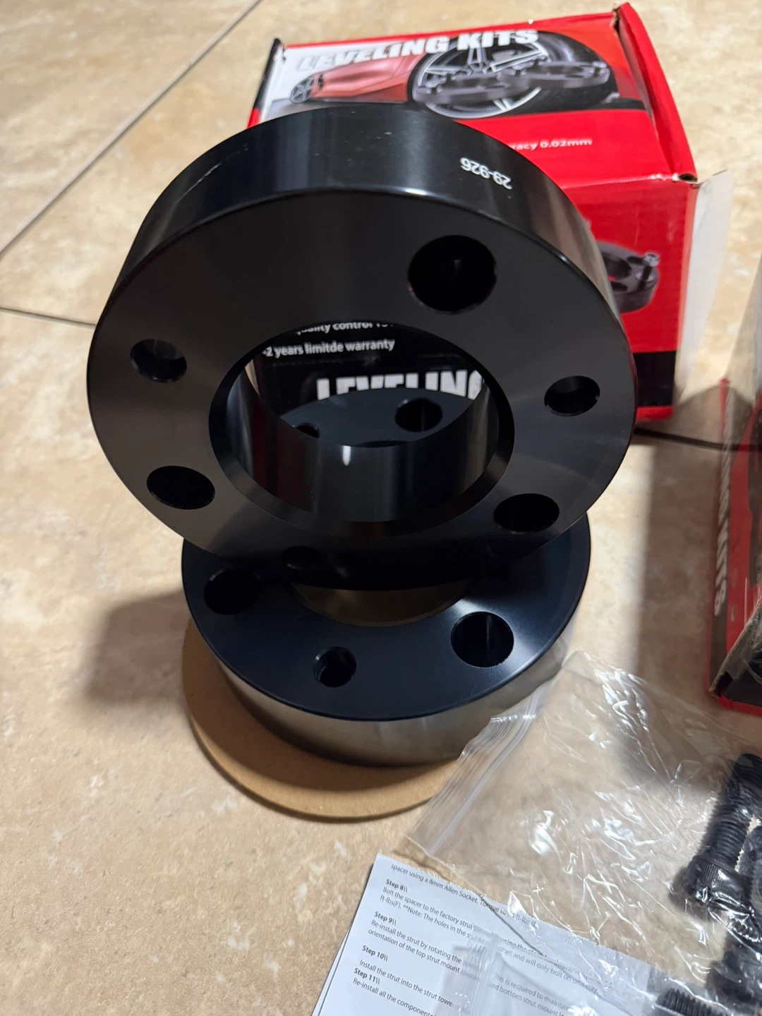 Leveling Kits Forged Aluminum Wheel Spacers - photo 3