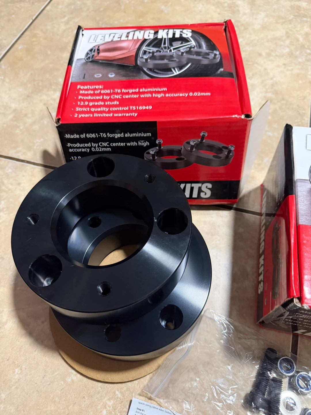 Leveling Kits Forged Aluminum Wheel Spacers - photo 2