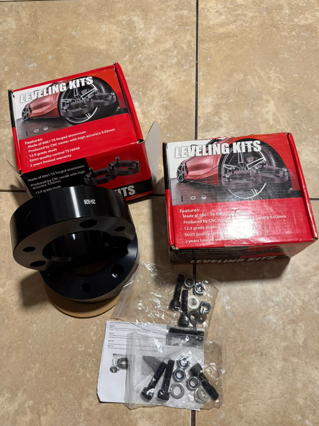 Leveling Kits Forged Aluminum Wheel Spacers - photo 4
