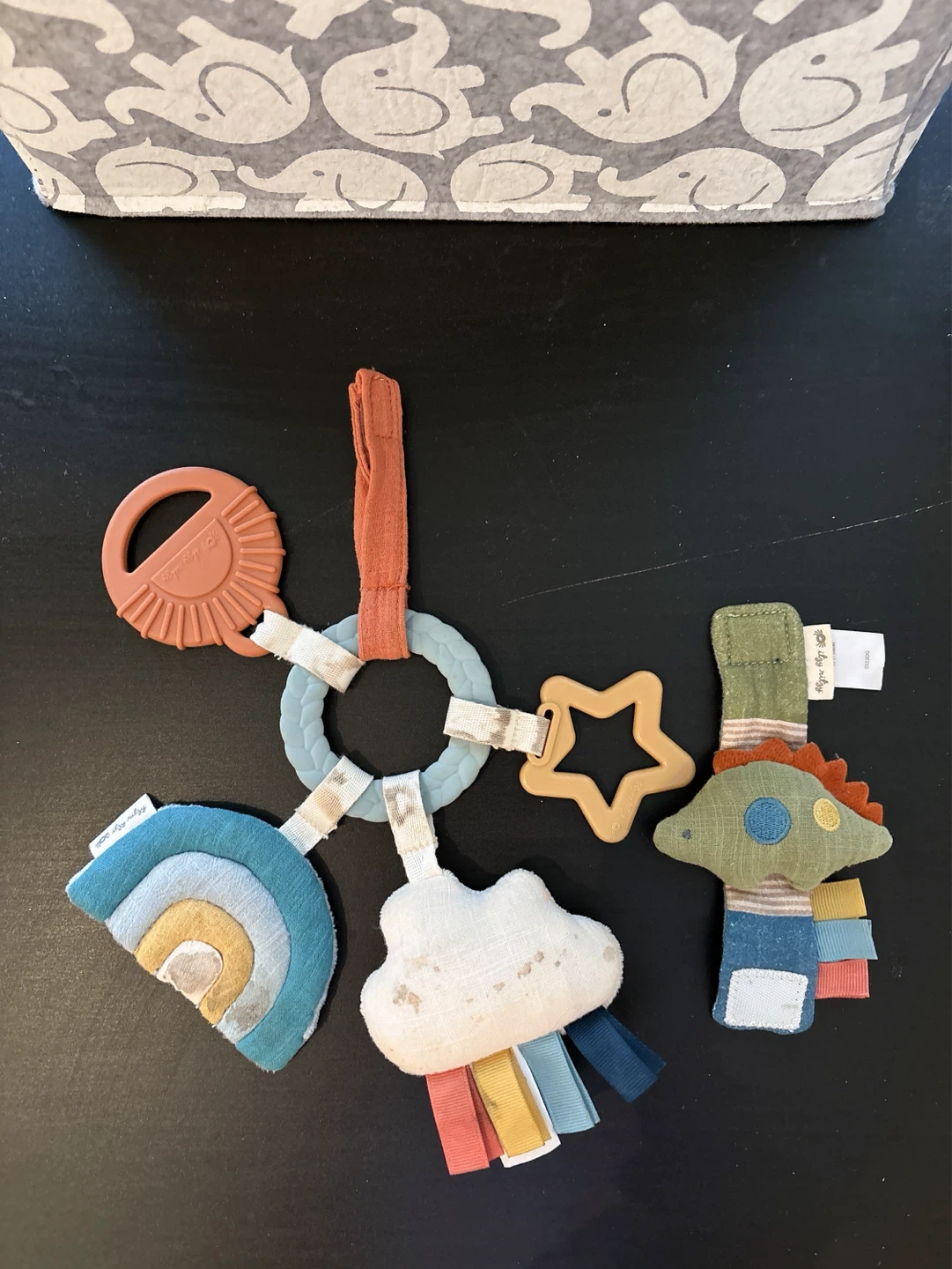 Itzy Ritzy Tiny Baby rattle Activity Toy