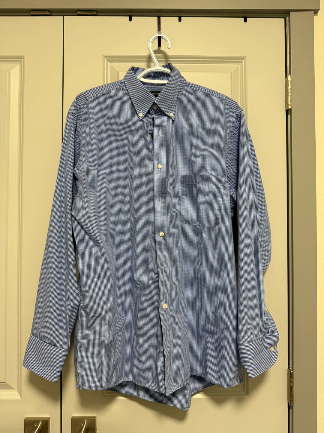 Van Hussen Blue Button-Down Shirt