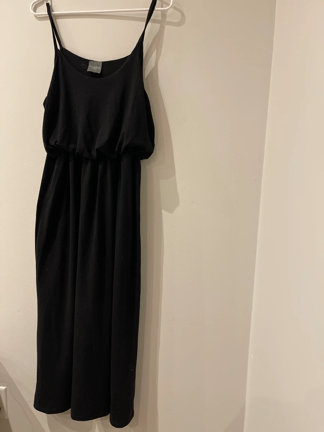 Black Spaghetti Strap Maxi Dress