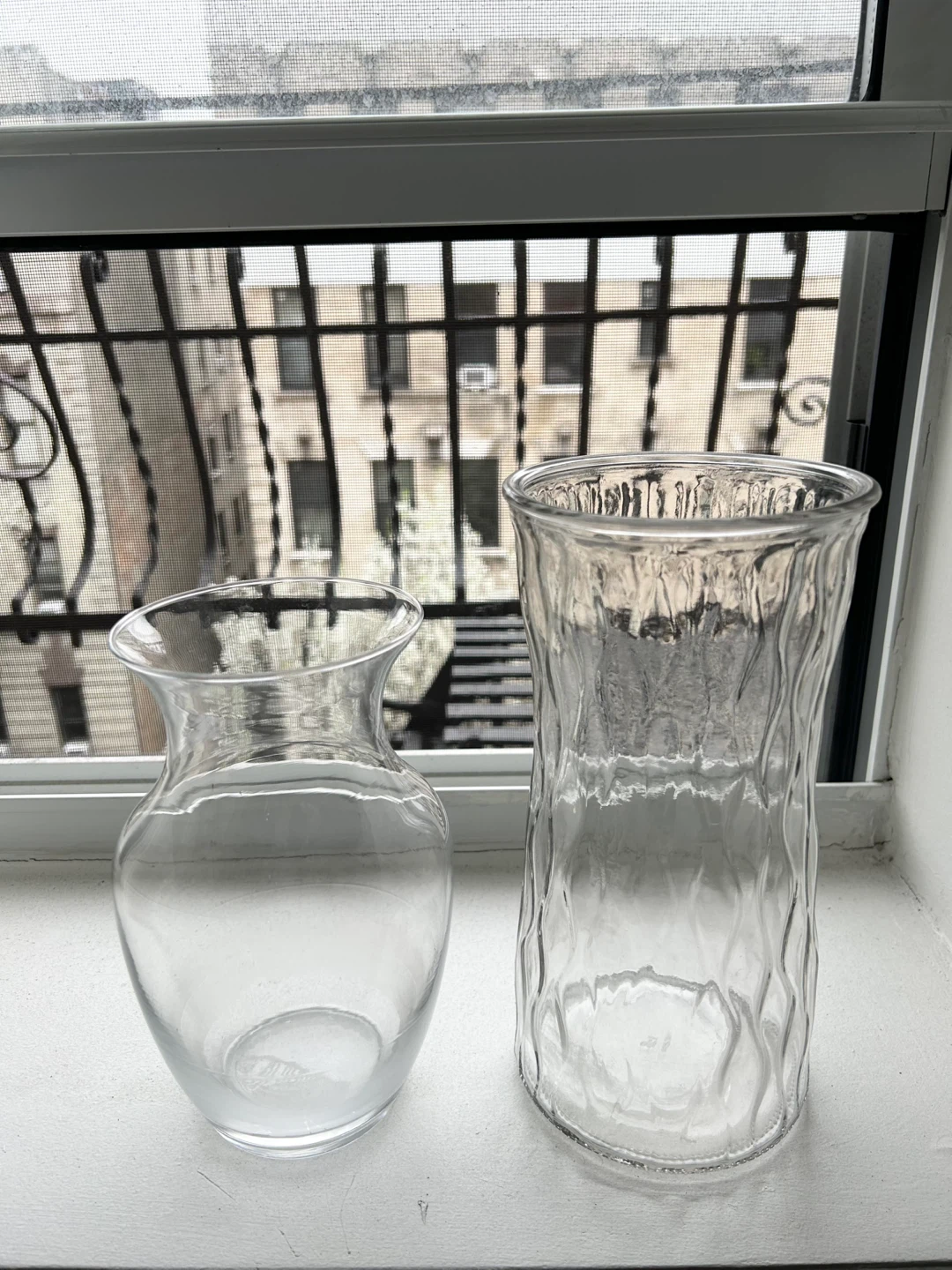Glass vases