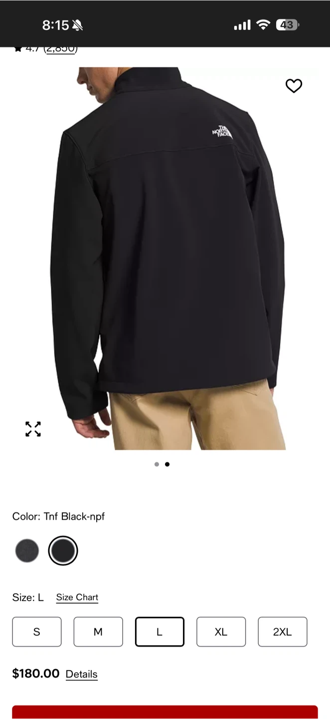 The North Face Black Soft Shell Jacket - photo 5