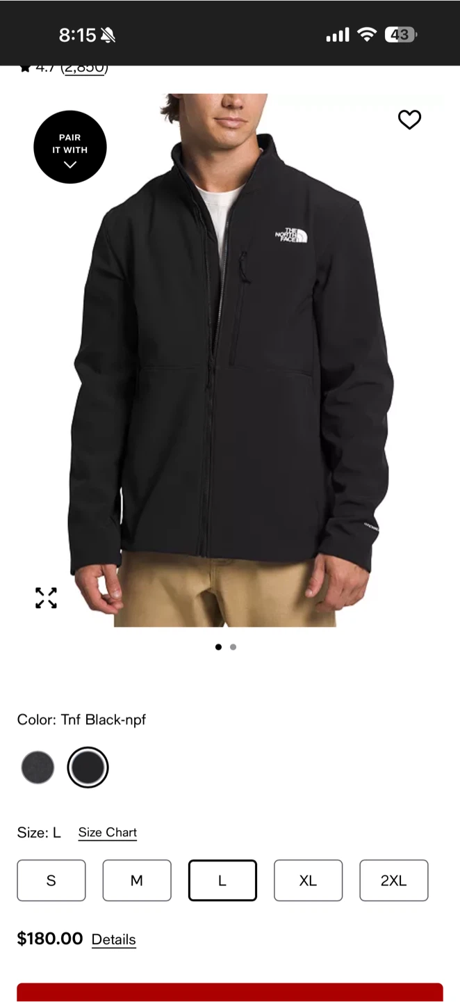 The North Face Black Soft Shell Jacket - photo 4