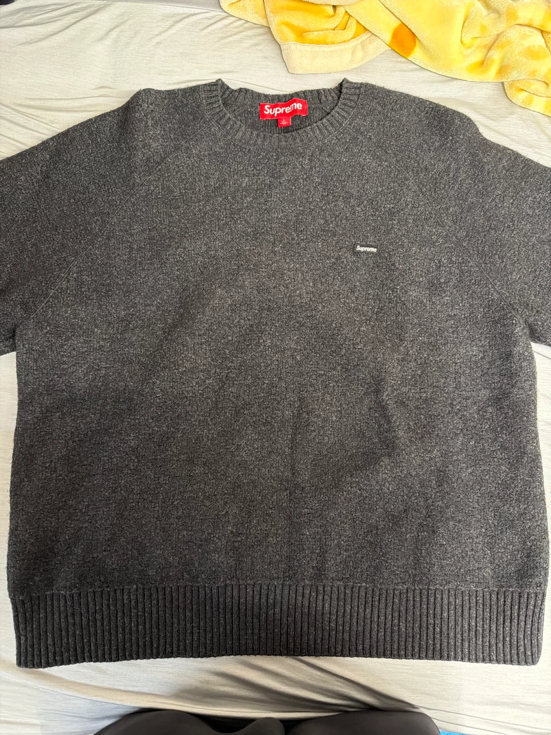 Supreme Sweater - Charcoal Grey - Size L
