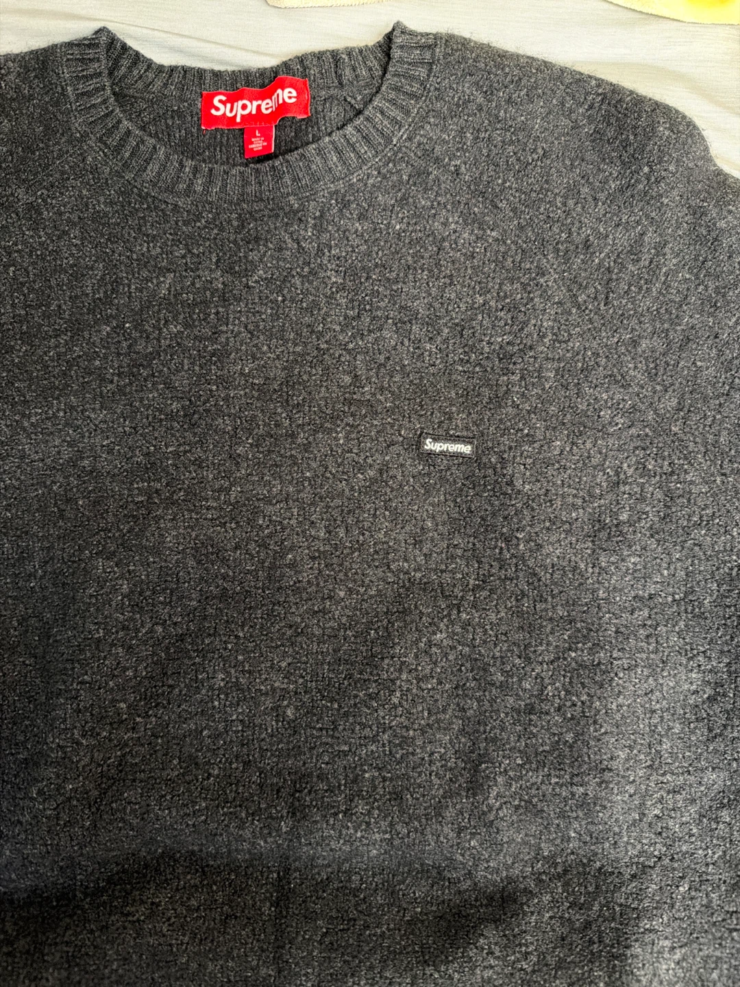 Supreme Sweater - Charcoal Grey - Size L - photo 5
