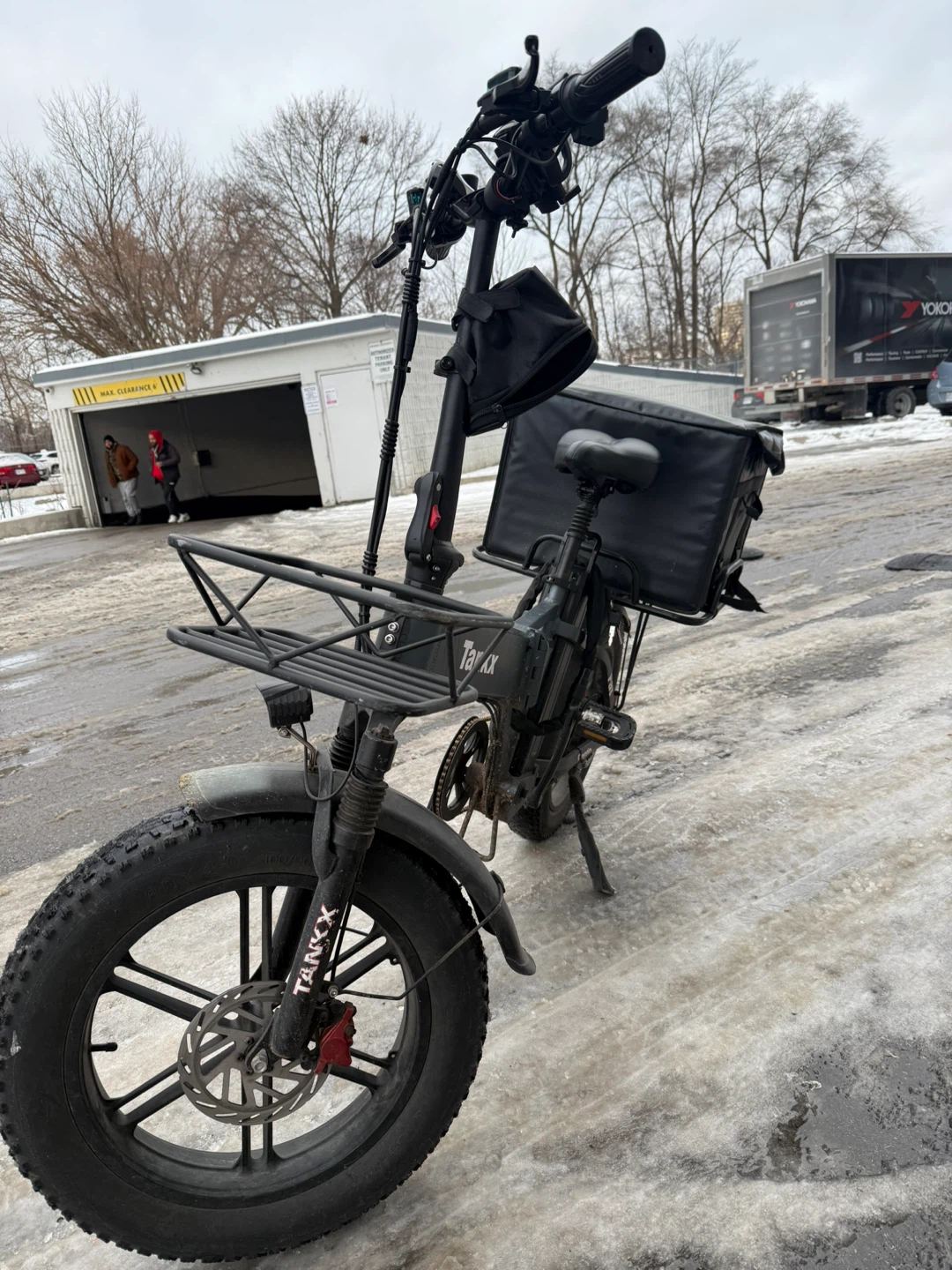 TankX Folding Electric Fat Tire Bike with Cargo Box - photo 5