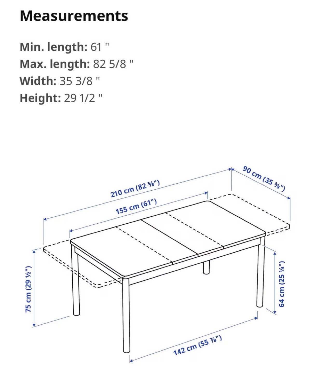 extendable dining table - photo 4