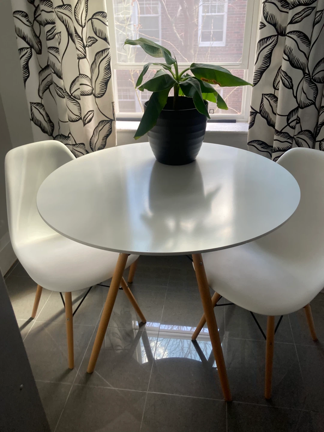 Structube Eiffel Dining Table & 2 Chairs