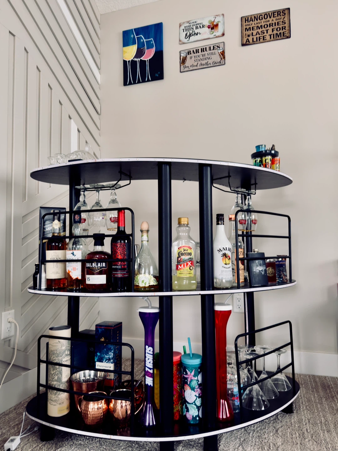 Home Bar-🔥 MODERN LED BAR STAND – LUXURY HOME BAR SETUP 🍸✨ - photo 2