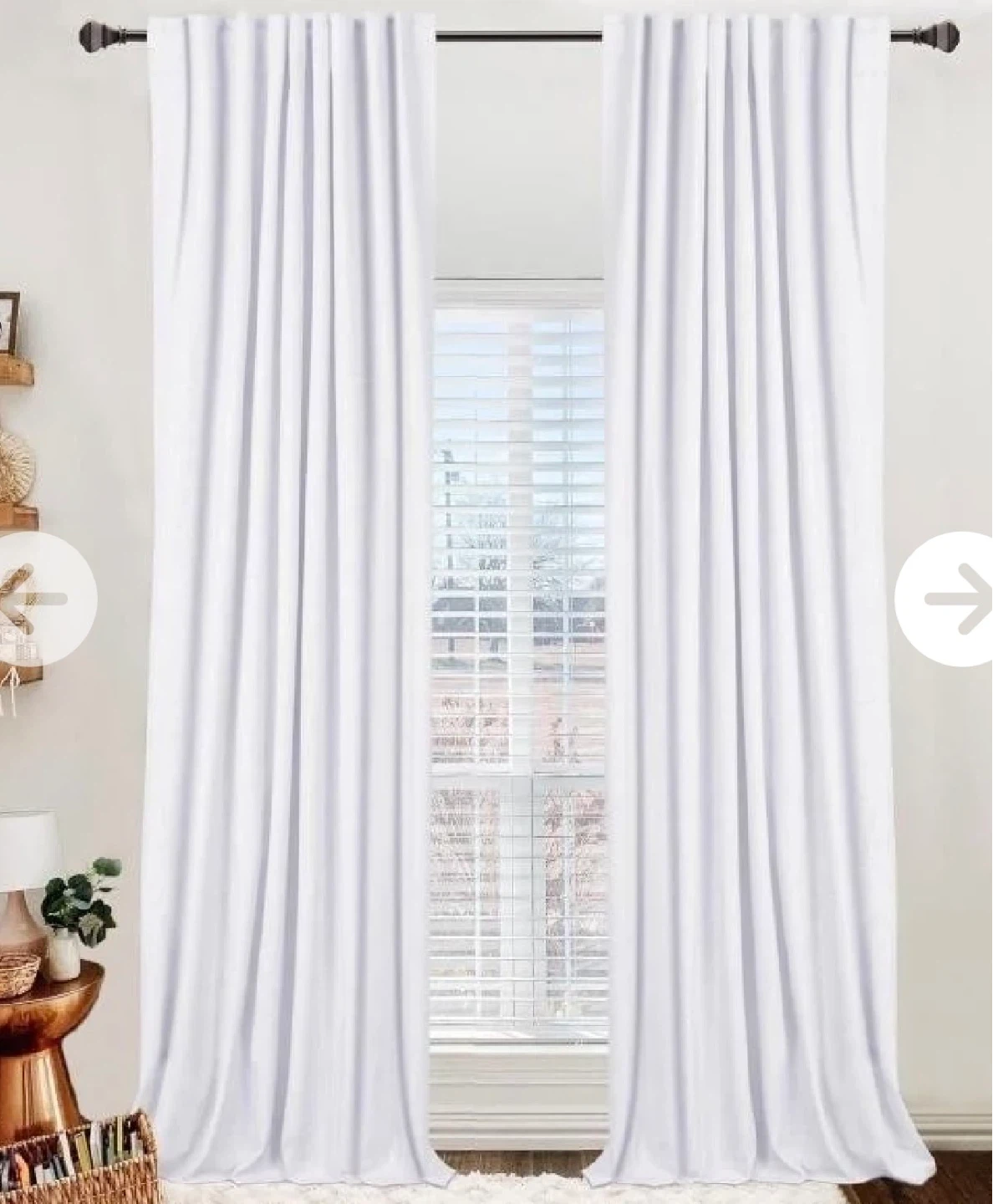 Blackout Shield Linen Curtains (extremely high quality/ thick)