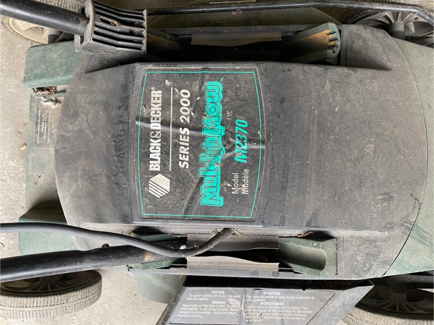 Black & Decker Mulch 'n Mow Electric Mower - photo 3