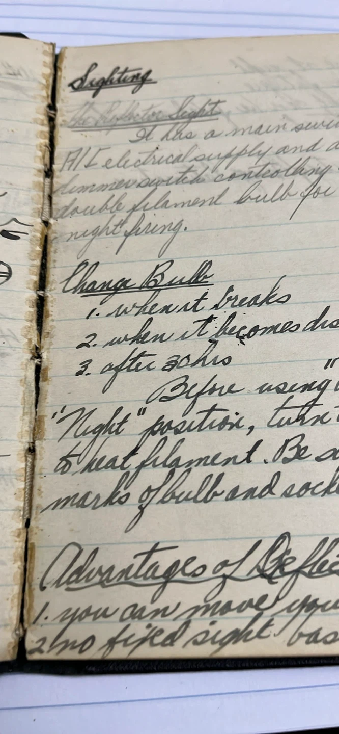Vintage Handwritten Notebook