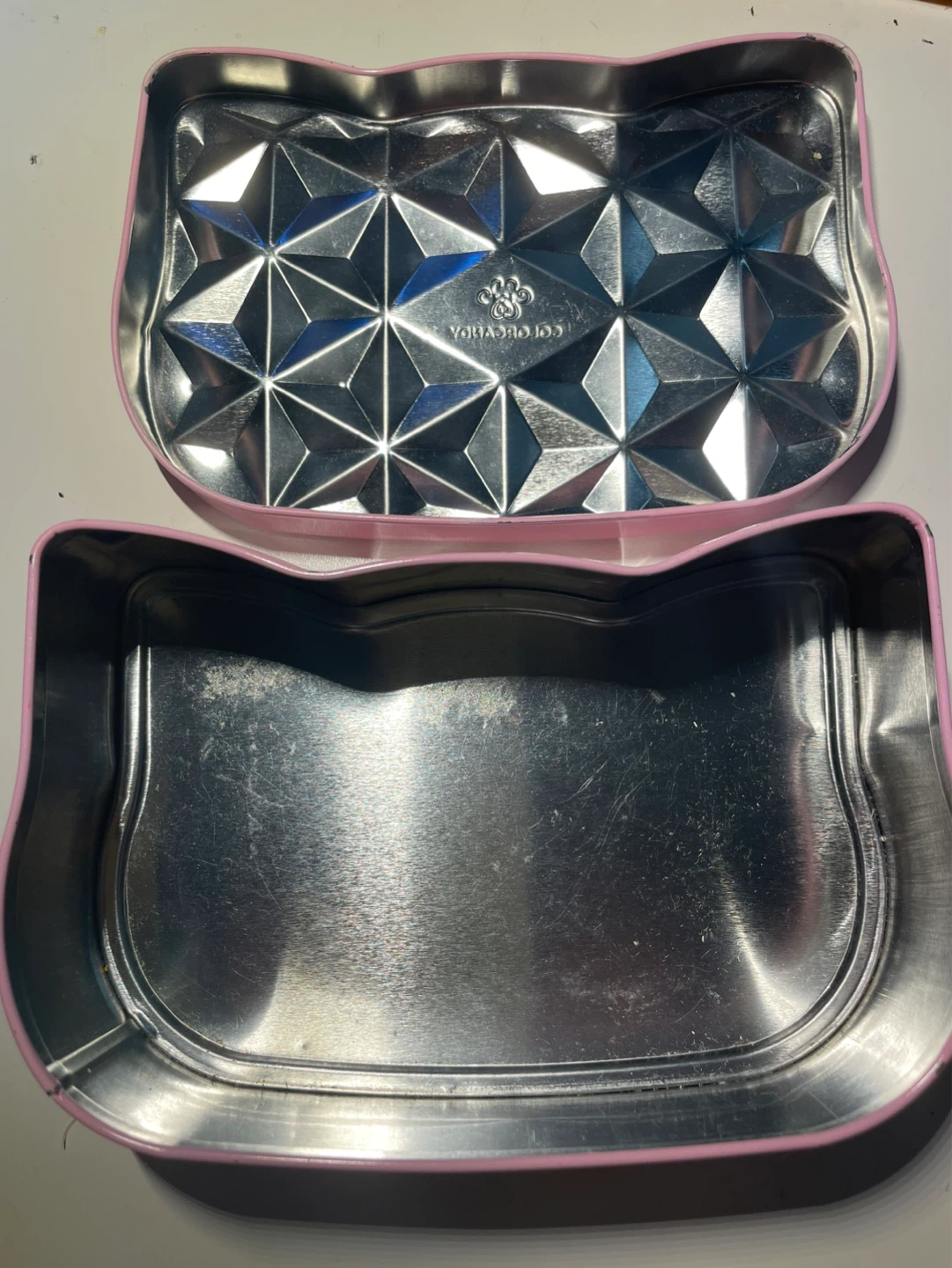 Pink cat-shaped container - photo 2