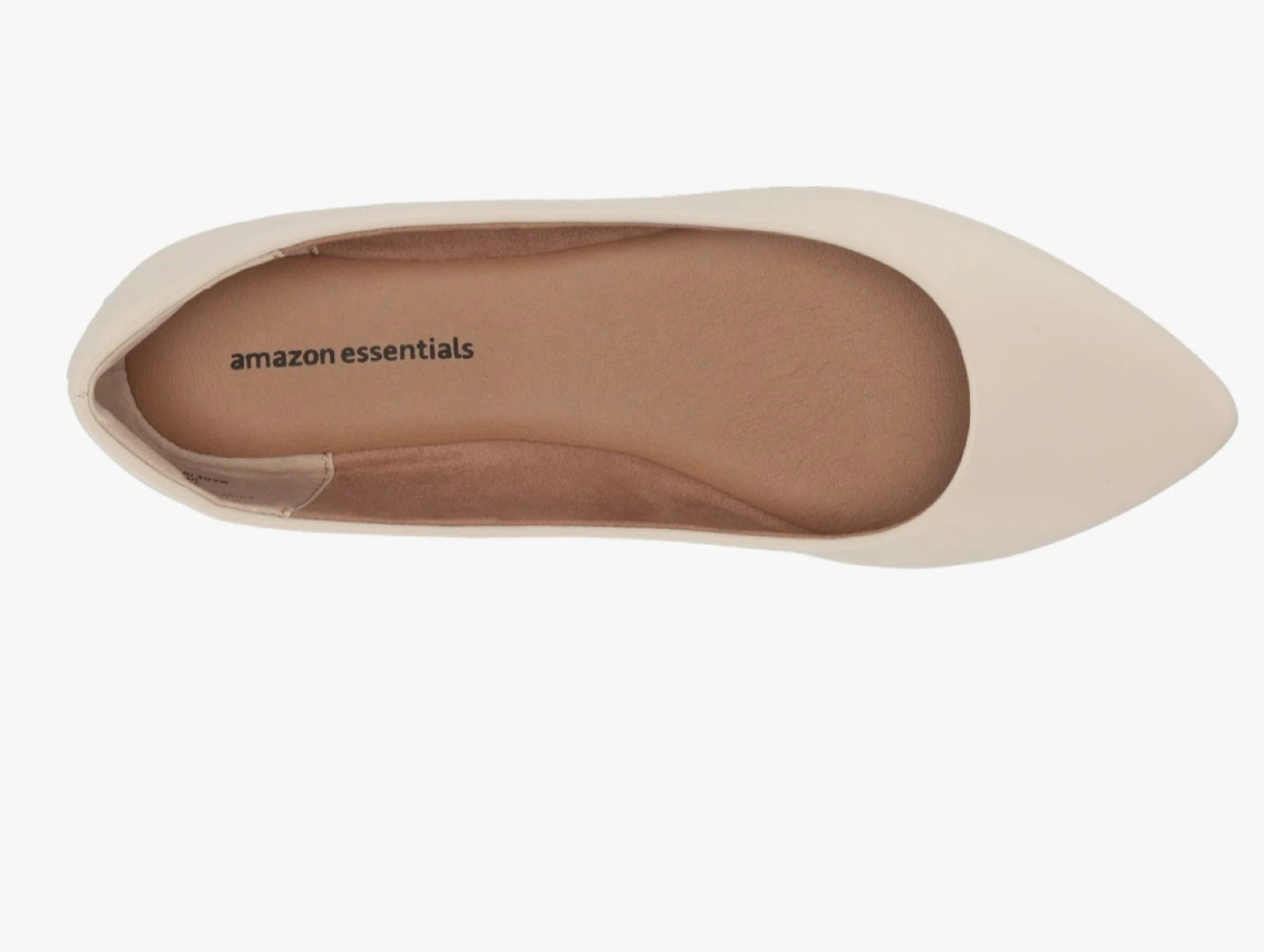 Sz US 7.5 Amazon Essentials Women's Ballet Flats ivory - photo 2