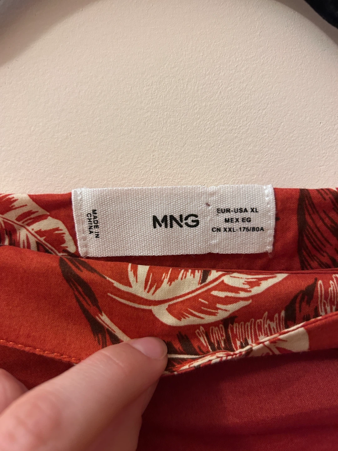 Orange Palm Leaf Wraparound Skirt - photo 2
