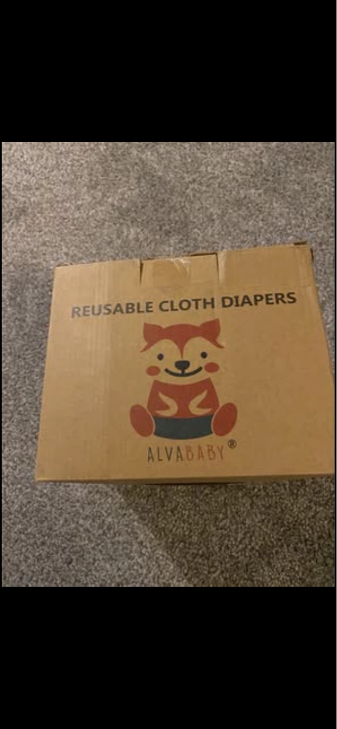 ALVABABY Cloth Diaper 6 Nappies With 12 Inserts Reusable - photo 3
