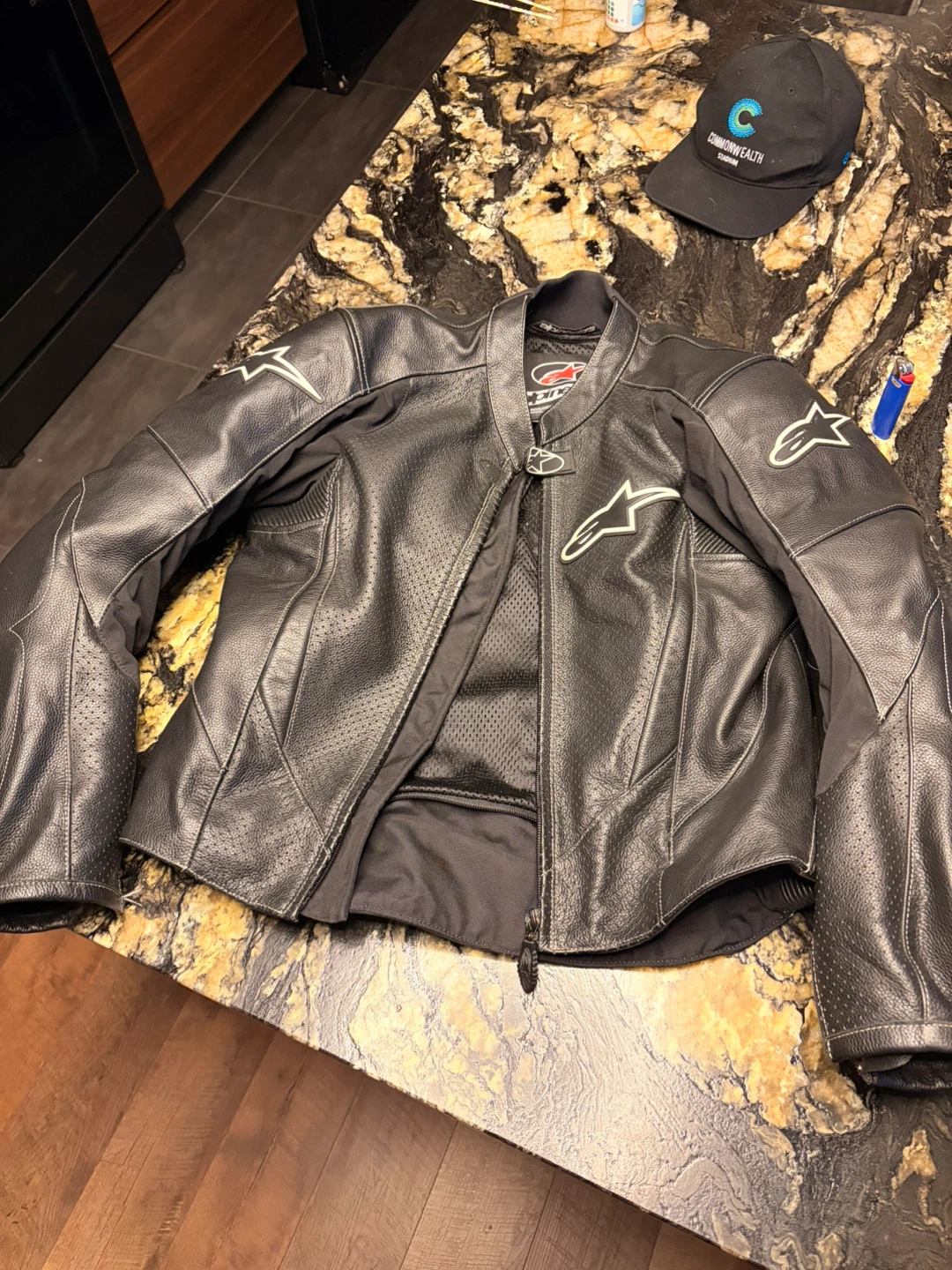 Alpinestars Leather Motorcycle Jacket