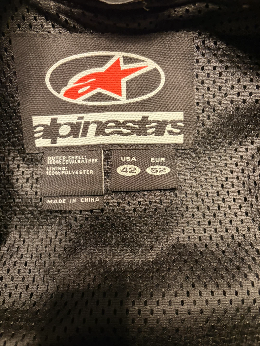 Alpinestars Leather Motorcycle Jacket - photo 2