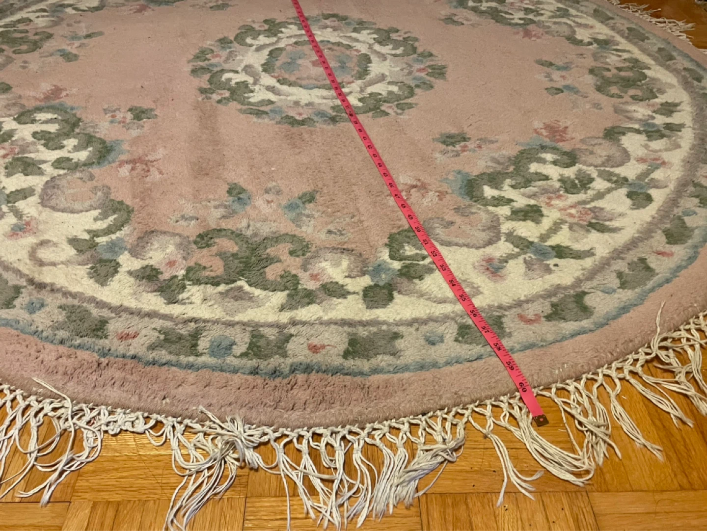 Round Floral Rug - photo 5