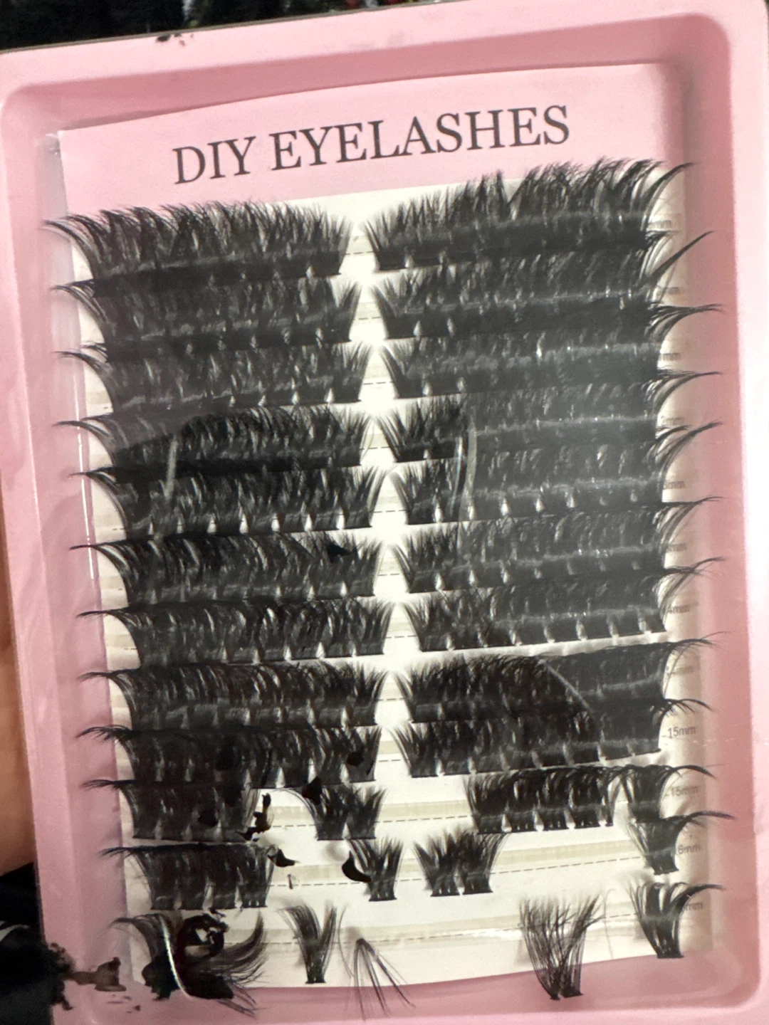 DIY Eyelashes Cluster Lashes