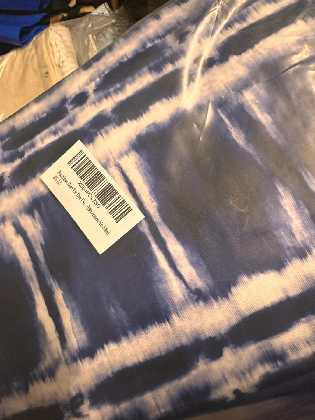 Indigo Bed sheets with 2 pillows , tie and dye