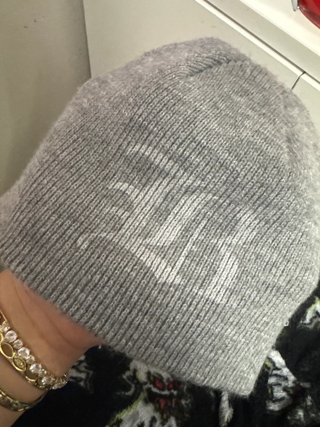 Grey beanie unisex