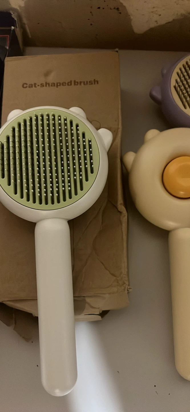 Cat-Shaped Pet Grooming Brush