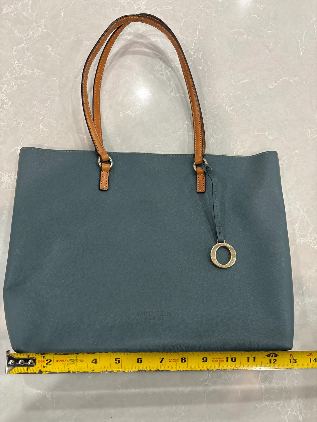 Oroton Teal Tote Bag