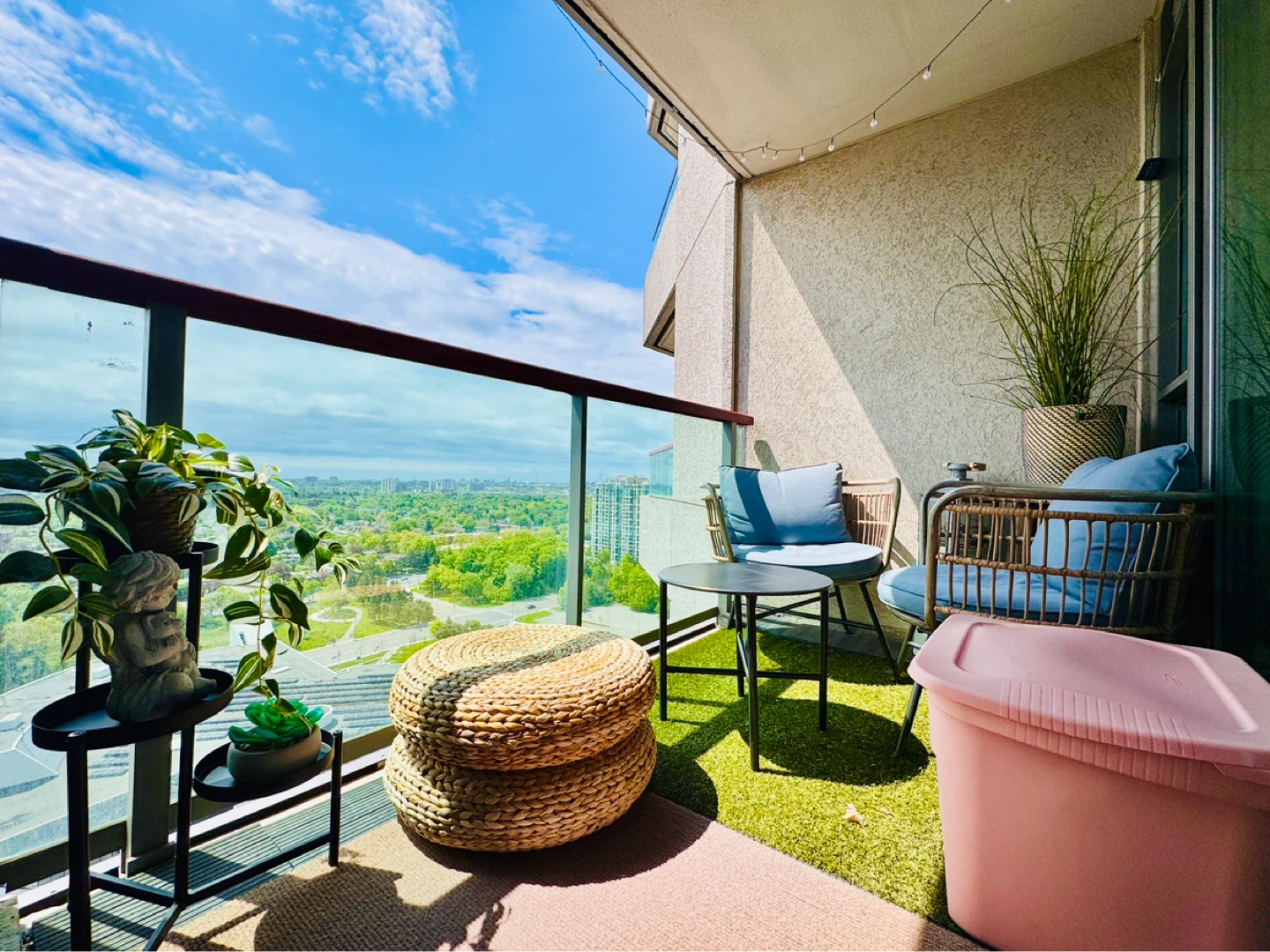 Balcony Furniture 2 Chairs and a table