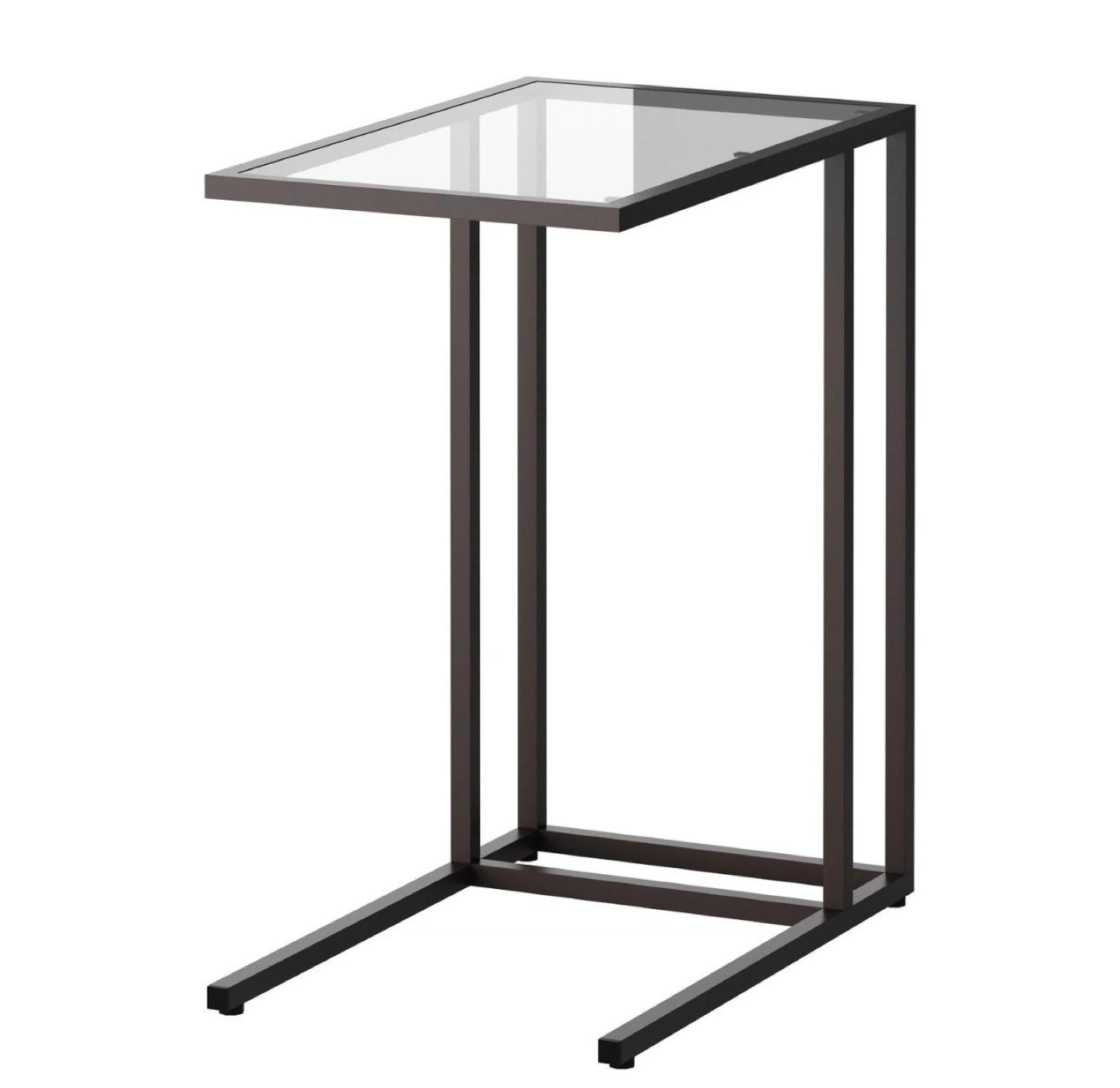 IKEA VITTSJÖ Glass Side Table - photo 2