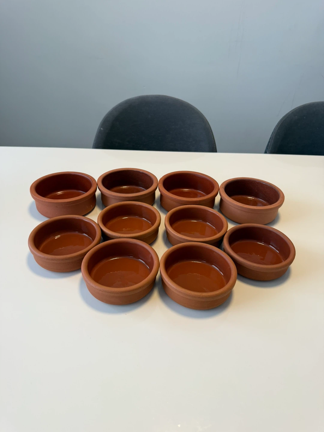 Set of 10 Terracotta Ramekins