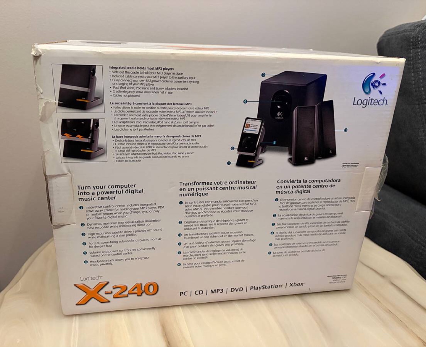 Logitech X-240 Entertainment Speaker System - photo 5