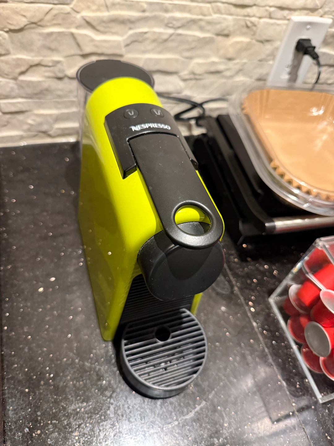 Nespresso Essenza Mini Lime Green Coffee Machine